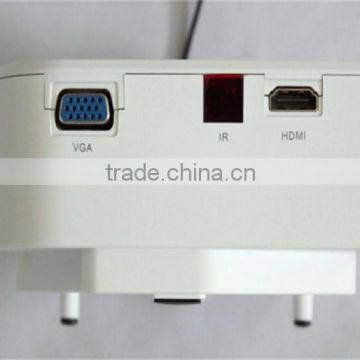 LCD Image System LED Projector with SD / USB / AV / VGA / HDMI Port - Black