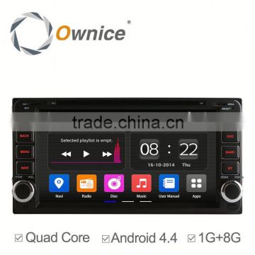 7" 2 din Ownice Quad Core Android 4.4 Auto GPS navi for Toyota Universal built in wifi gps radio