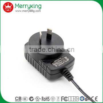 replcaeable plug dc 5v 1a 2a 3a power supply 12v 1.25a ac dc adapter