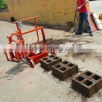 manual movable diesel powered moveable block making machine paver production