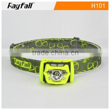 IPX6 high quality 6 lighting levels waterproof led headlamp for outdoor