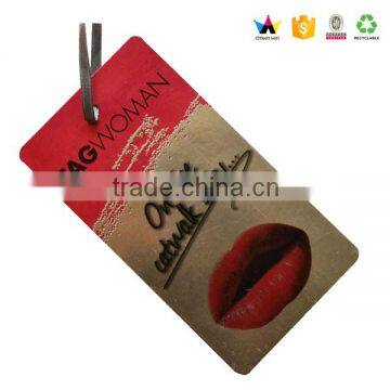 Paper Material and Product Type Hang Tag Garment Tags