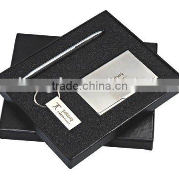 High quality customized made-in-china Leather Gift Set for Customer packaging (ZDG12-0005)