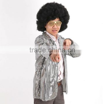 Men sequin costume for party