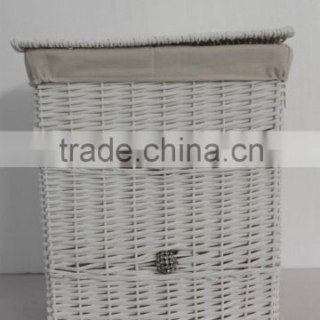 rectangular vicker laundry basket,willow basket