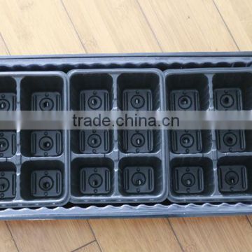 plastic pots Seed Tray cell with lid for nursery plants