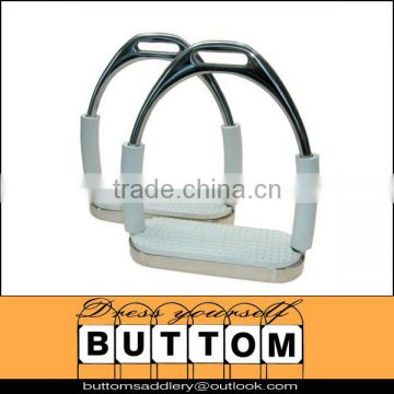 Flexible stirrup Flexible stirrup irons with soft rubber cover and rubber pads,stainless steel stirrup
