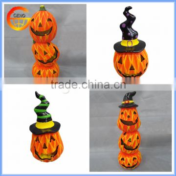 Hot selling ceramic halloween pumpkin container