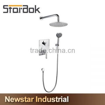 Star.aok Polished Chrome Floor Mounted Tub Filler With Hand Held Shower Head