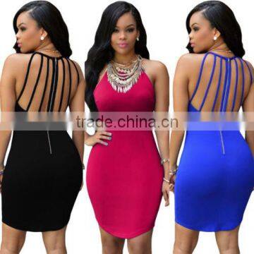 Women's Summer Sleeveless Bodycon Evening Party Cocktail Club Short Mini Dress