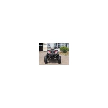Black 200cc Utility ATV Oil Cooled Automatic With Reverse For Beach