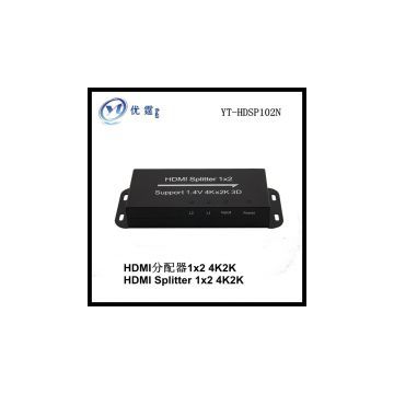 HDMI splitter 1x2 3D 4K*2K supported