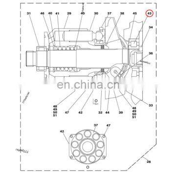 FOMI LB00562 CX130 CX160 CX180 Hydraulic Bearing Roller CYL in stock