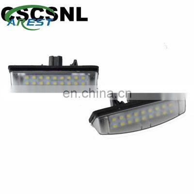 2X Car LED License Plate Light 12V SMD Number Plate Lamp For Toyota Avensis Verso Camry Aurion Prius For Lexus IS200 LS430 GS300