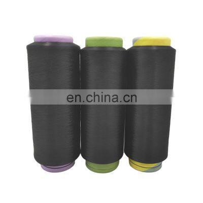 Wholesale polyamide nylon 6 DTY yarn dope dyed black 70/24/1