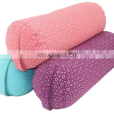 Top Sale cotton canvas new designed yoga bolster pillow At Wholesale Price