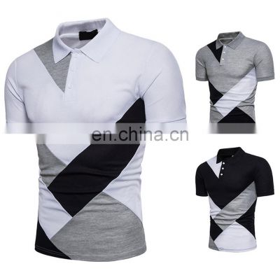 Latest Style Men's Polo Shirts Short Sleeve Muscle T-shirts Summer Blouse Tops