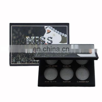Buy Brand Low Moq Cosmetic Eye Shadow Pressed Powder Container Small Pot With Seal Eye Make Up Packaging Container