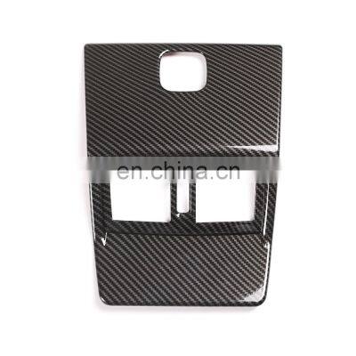 For Mercedes Benz G Class W463 2007-18 ABS Carbon Fiber Rear Air Condition Outlet Vent Frame Cover Trim Interior Car Accessories