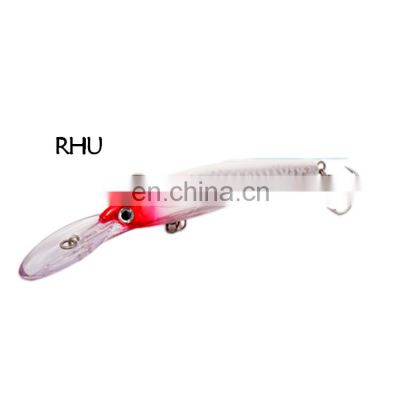 Floating large plastic bait molds hard floating minnow fishing lures Rapala-X-Rap Magnums lure blanks