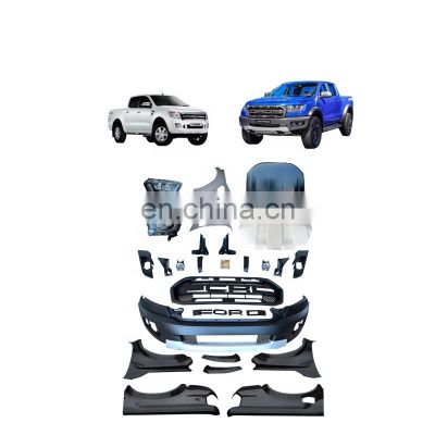 MAICTOP car accessories body kit for ranger 2012-2015 upgrade to 2018 raptor t8 good quality