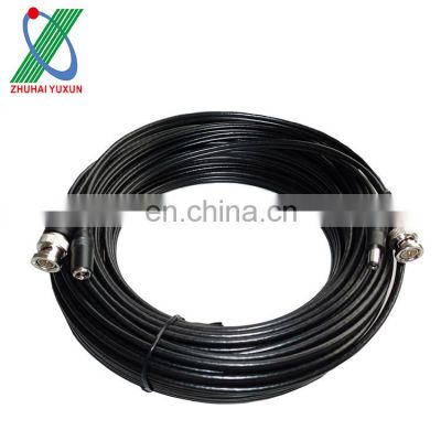 Custom Male to Female CCTV Camera Security Assembly RG59 Video BNC DC Power Cable