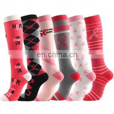 Custom Varicose Athletic Animal Fruit Fun Stocking Compression Socks For Women