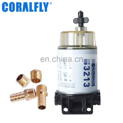 Outboard Marine S3213 Marine Fuel Oil Water Separation Ship Filter Fuel Water Separator Filter Base For Parker Racor