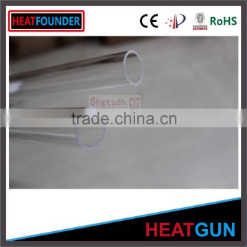 Large Diameter High Purity Quartz Tube With Flange