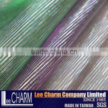 Light Yellow Laser Metallic Nylon Tulle Fabric