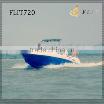 China 9 passengers 7.2m/24' powerful Dual 200HP engines Water Ski Boat
