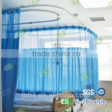 Woven antibacterial fireproof hospital ward bed screen curtain