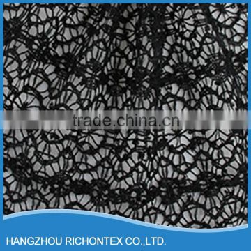 Best Quality High End China Made Black Lace Fabric