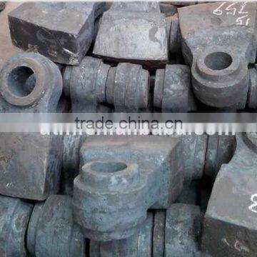 High chrome cast iron crusher hammer head