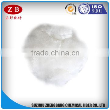 direct buy low melt polyester fibre in pure white from China plant