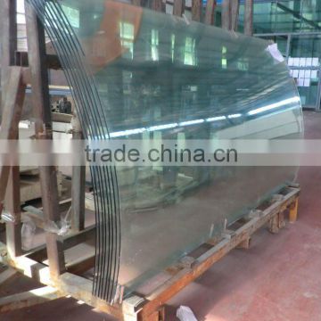 CE 5-19mm curve building tempered glass