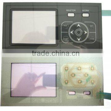 Transparent LCD Window Membrane Keypad With Snap Metal Dome