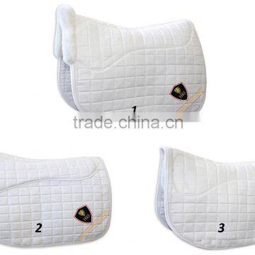 Horse Cotton three kind Saddle Pads / Horse Riding Quilted Saddle Pads / Horse Colors Saddle Pads