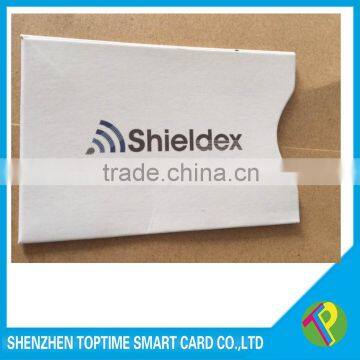 data information protection rfid blocking sleeve card