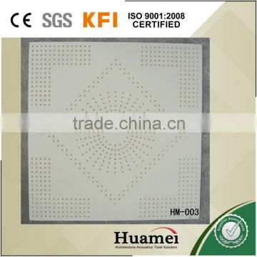 Perforated fiberglass ceiling tiles for home decoration and classroom