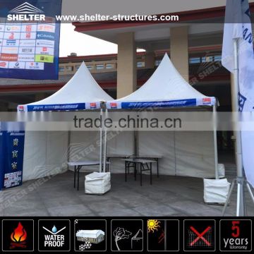 Big outdoor umbrella canopy tent with white PVC for event