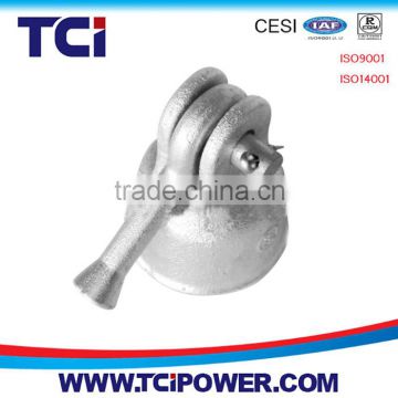 POWER FITTING CLEVIS TYPE METALLIC FITTING for 6' Disc Insulator