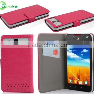 Wholesale universal wallet style flip leather mobile phone case