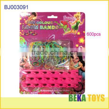 Fashion fairy diy rubber loom band kit make rainboww loom bracelet kit