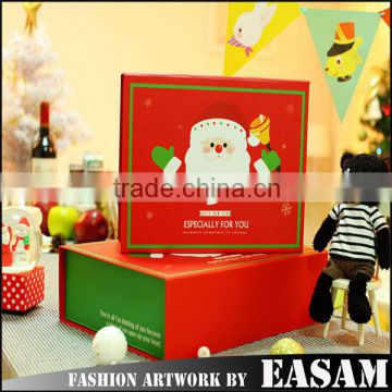 Professional custome christmas gift box packaging/flip top box for christmas