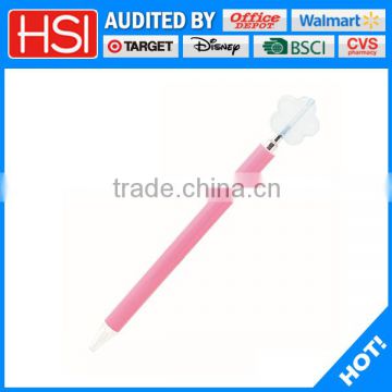 wholesale new design pink ballpoint pen for students