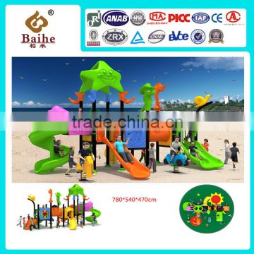 2016 Kid outdoor playground big slides