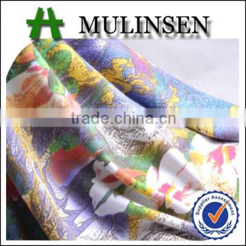Mulinsen textile 30s OE rayon print knit fabric in roll
