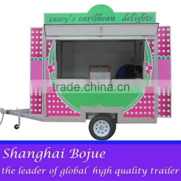 2015 hot sales best quality china mobile food cart high-speed food cart toaster food cart