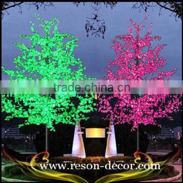 H:4m tall led shining outdoor tree